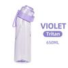 Scented Tritan Straw Water Cup: Creative, Fun, High-End Sports & Fruit-Infused Drinkware