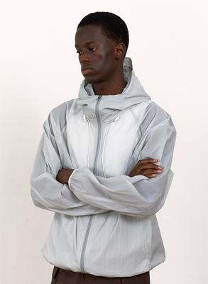 Dbetter See-Through Windbreaker (Gray)