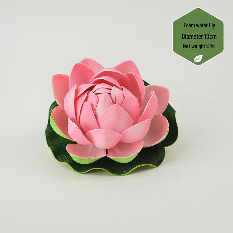 Artificial Lotus Leaf & Lotus Flower Pond Decorations for Fish Tanks & Living Rooms