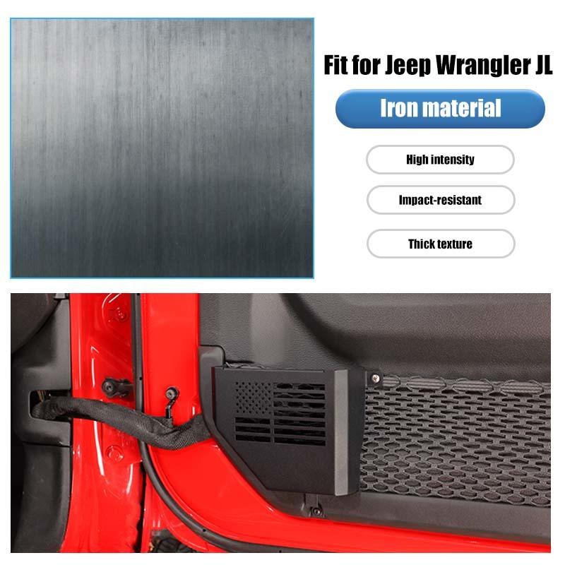 Front Door Pocket Storage Box Organizer Container For Jeep Wrangler JL For JT Gladiator 2018-2023 Stowing Tidying Accessories