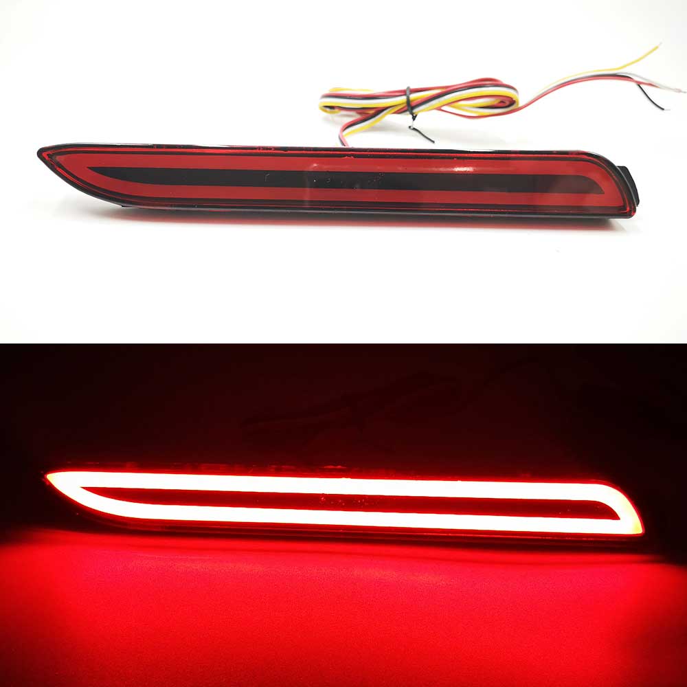 Car LED Rear Bumper Reflector Brake Lamp For Toyota RAV4 Harrier Sienna EZ Alphard Aygo Mark X Lexus IS-F GX470 RX300 5630 NX RC