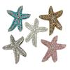 Fashionable Starfishes Rhinestones Patches Sophisticated Wedding Patches for Creative Projects