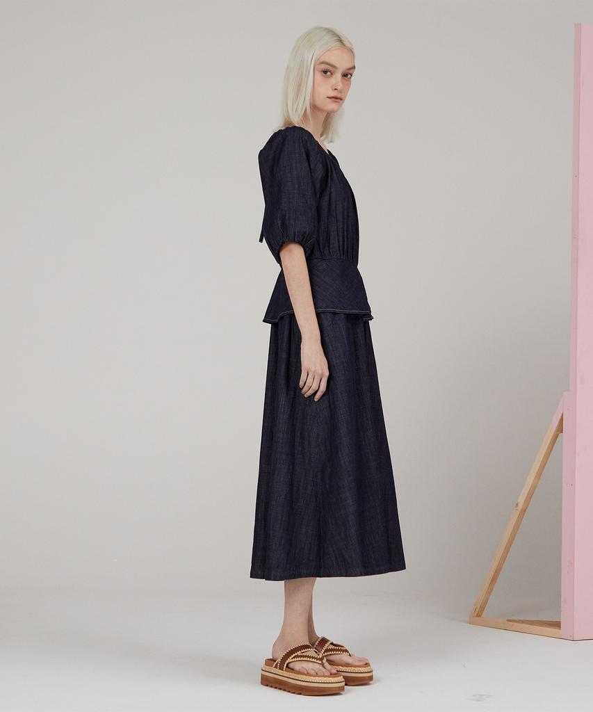 Jucy Judy J Volume Sleeve Denim Dress Jyop321U