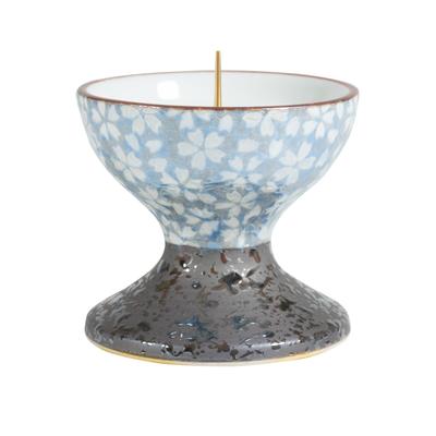 Sunmeny Buddhist Altar Candle Holder, Single Item, Authentic Arita Ware, Made In Japan, Stylish and Blends with Interior Decor, Candle Holder, Buddhis