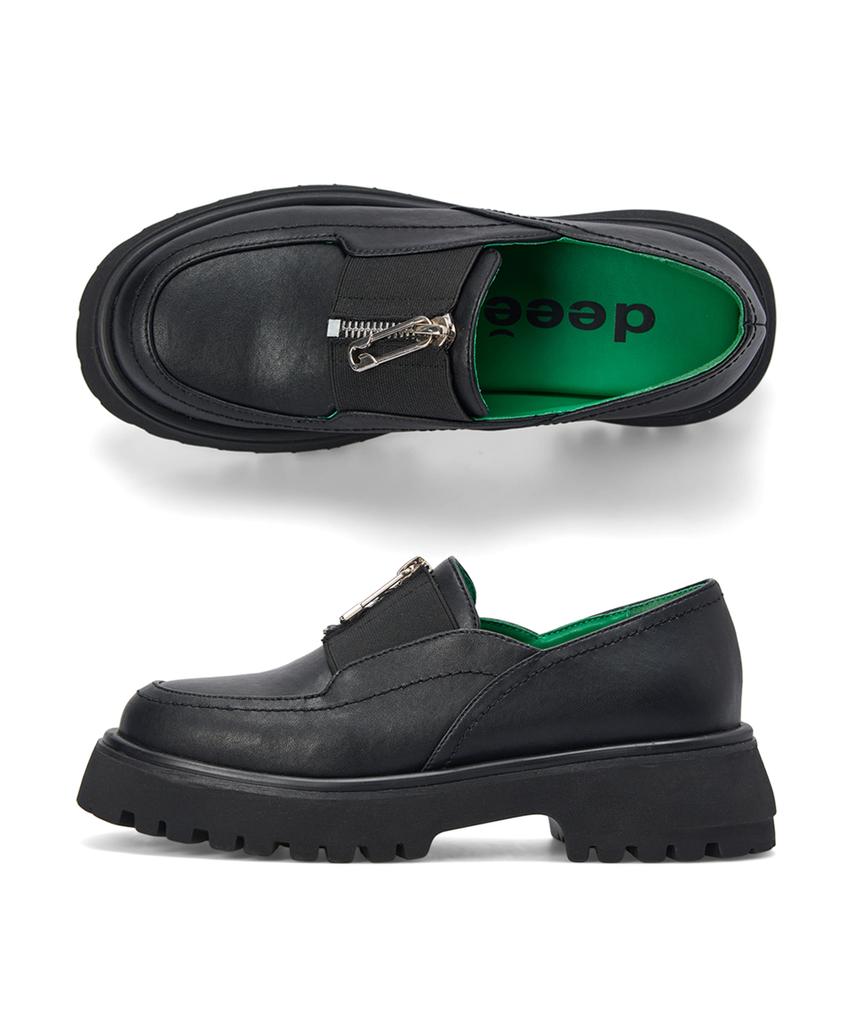 Deeen Women'S Platform Zipper Banding Loafers Dw4Ssso108