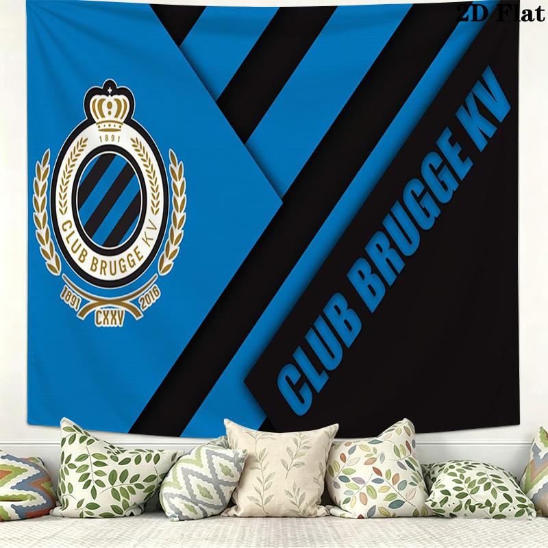 Royal Belgian Football Club Pattern Home Decor Tapestry, Wall Hanging, Decorative RV Wall Cloth.MGT0918123