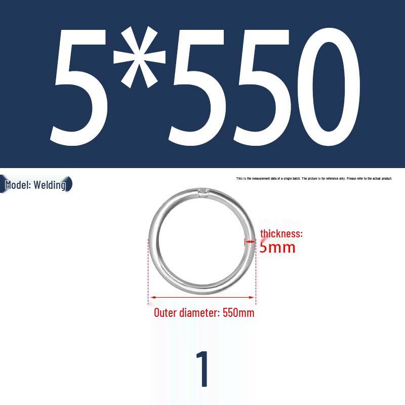 304 Stainless Steel Seamless O-Ring for Lifting and Hammock Yoga Connection