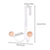 Punch Free Multi-Purpose Hooks Cabinet Door Hooks Bedroom Door Towel Clothes Hanger Hat Coat Storage Rack Keys Storage Organizer