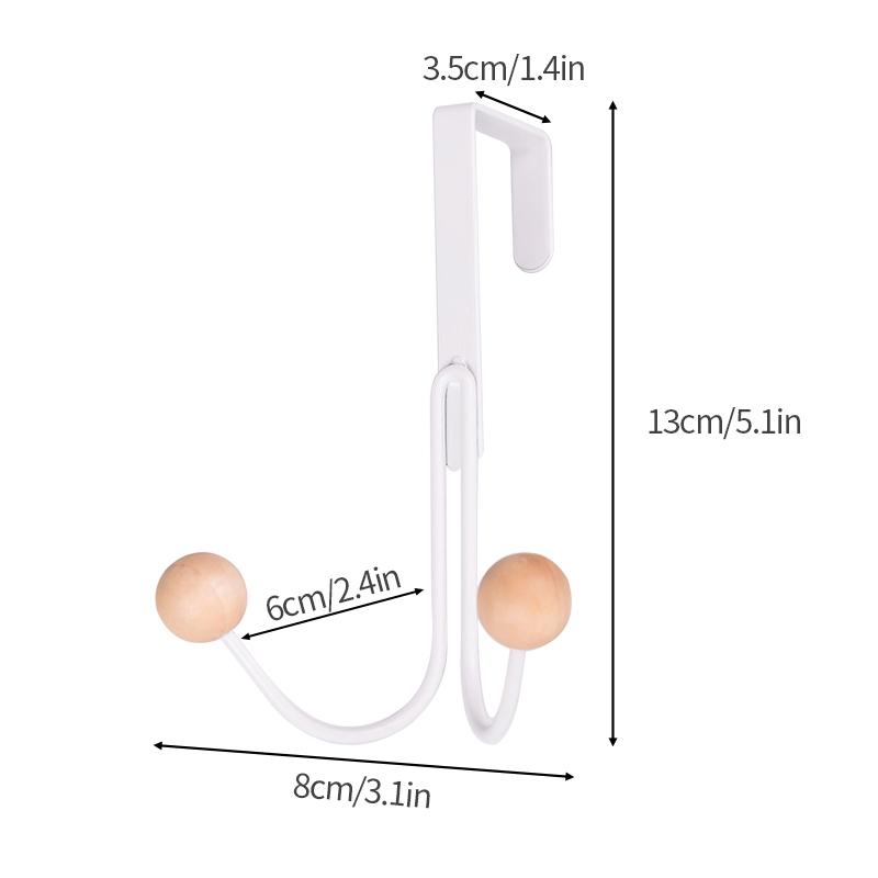 Punch Free Multi-Purpose Hooks Cabinet Door Hooks Bedroom Door Towel Clothes Hanger Hat Coat Storage Rack Keys Storage Organizer