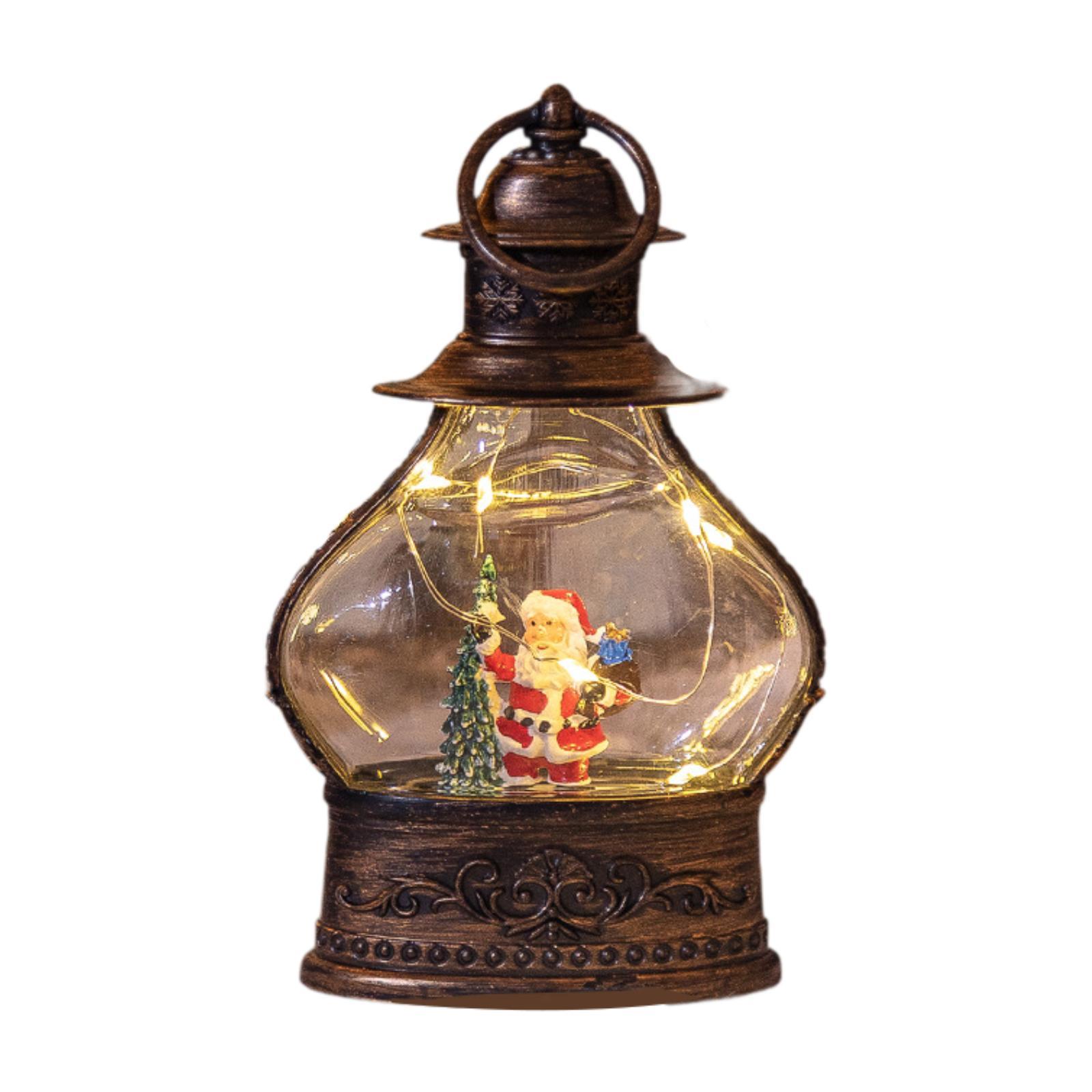 Christmas Night Light Christmas LED Lantern for Festive Indoor Desktop