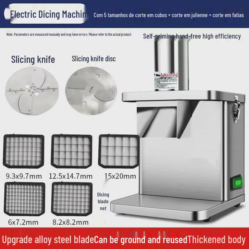 Elektrische Multifunktions-Gemüseschneidemaschine & Raspel für den Heim- & Gewerbegebrauch