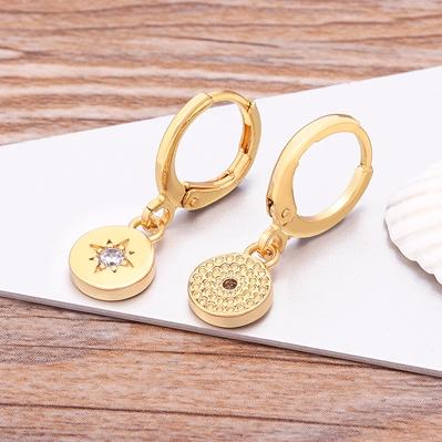 

Nidin Fashion Luxury 14 Styles Wholesale Palm Tree Drop Earrings Micro Pave Cubic Zirconia High Quality Party Wedding Jewelry