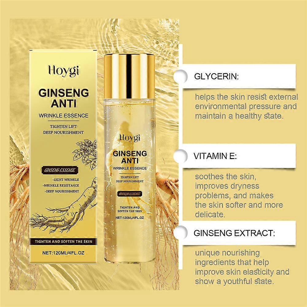 Ginseng Essenz Anti-Aging Essenz, Feuchtigkeitsspendendes Serumwasser für alle Hauttypen