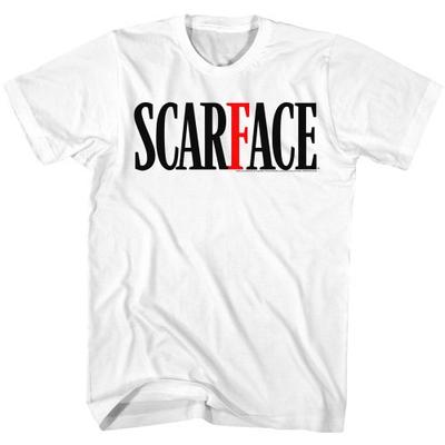 Scarface Logo White Adult T-Shirt Unisex T-Shirt