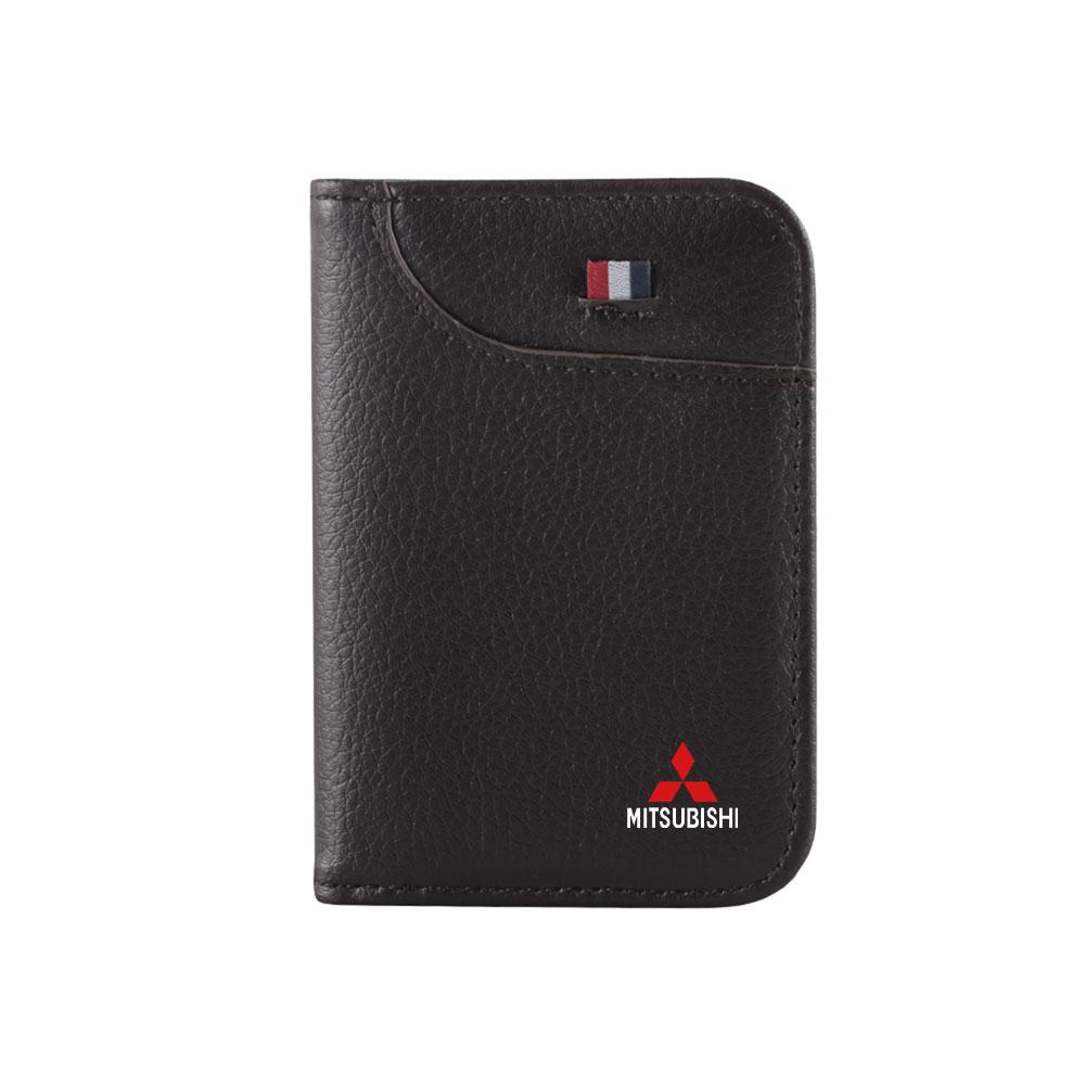 

Car Driving Document Bag ID Passport Card Wallet Card Pouch PU Leather for Mitsubishi Asx Lancer 10 Outlander 3 l200 Xpander