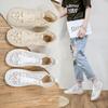 New Mori straw shoes lace short boots bag head sandals fairy wind flat bottom breathable women's shoes cool boots