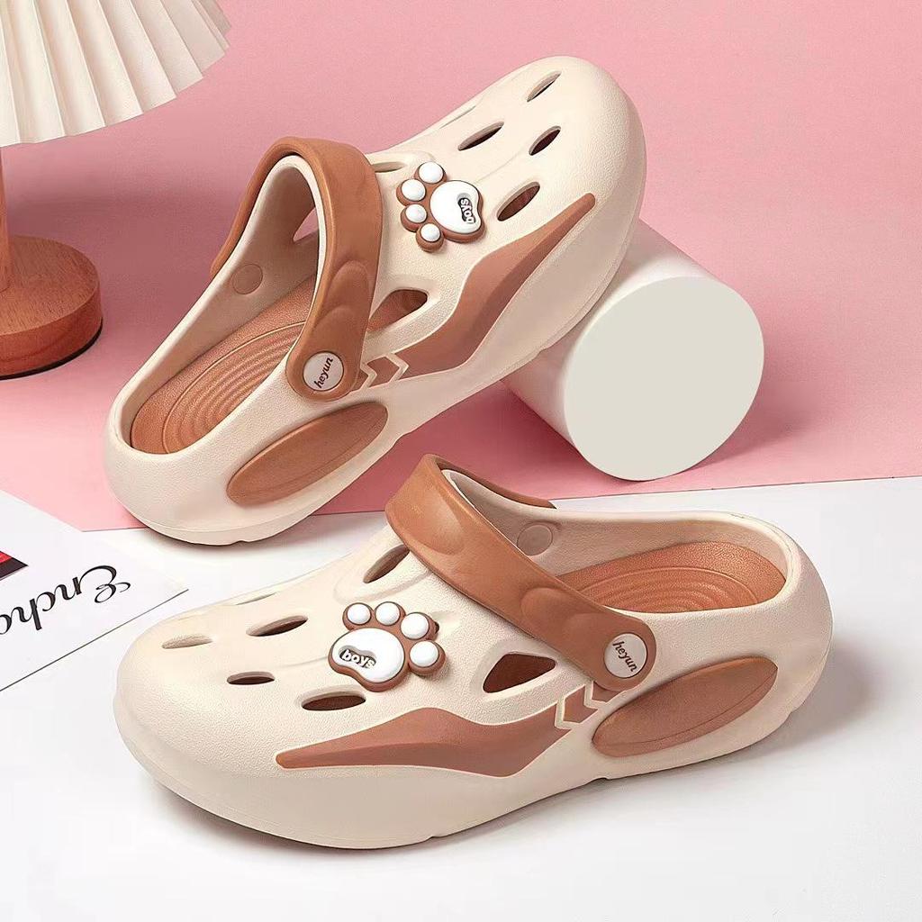 Women's 2024 Thick-Soled Non-Slip Closed-Toe Sandals: Casual, Versatile Outdoor Beach Fashion Footwear