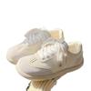 2025 spring new versatile chic board shoes shoes dopamine puffs girls platform white shoes German training shoes