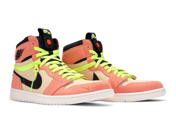 Men's Sneakers Nike Jordan 1 High Switch Peach Peach/Light Peach-Black-Volt