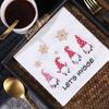 20Pcs/pack Christmas Series Printed Paper Disposable Table Dinner Napkin Tissues Xmas Party Decoration