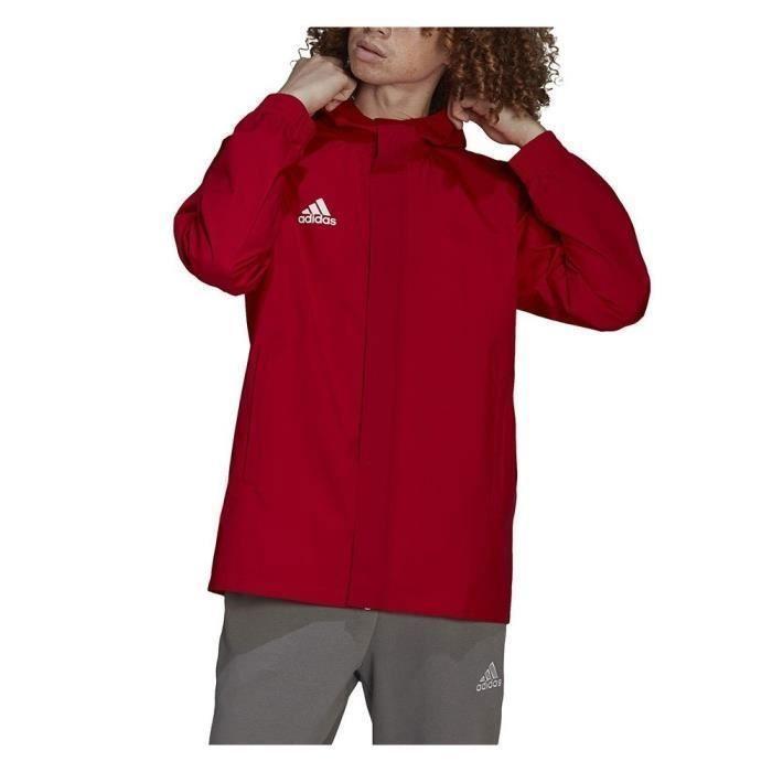 Veste - ADIDAS - Entrada 22 - All Weather - Rouge - Homme - Adulte