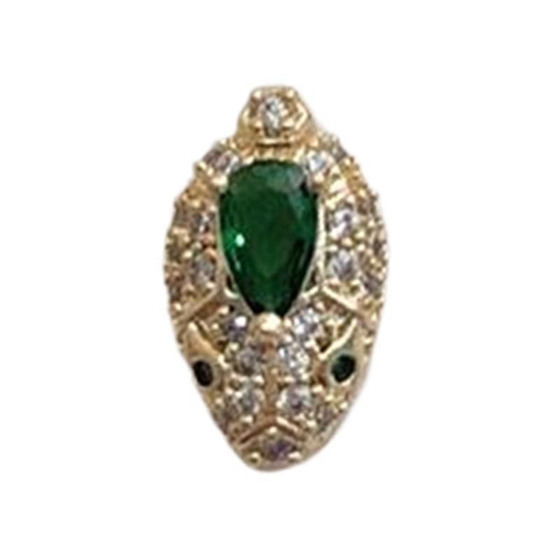 Snake Nails Art Charms Snake Nails Rhinestones Nails Charms Snake Shape Nails Art Decoration Nails Jewelry Accessories