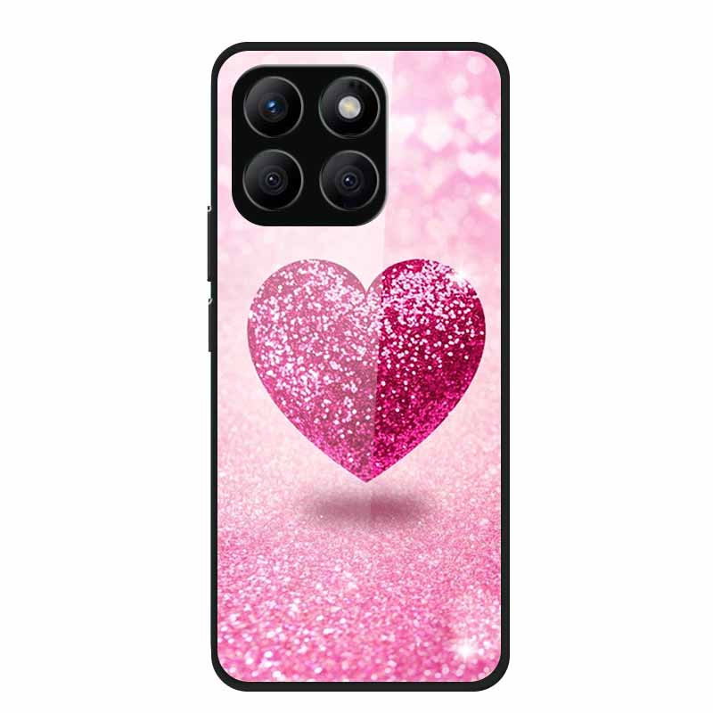 Glass Hard Back Cover For Honor X8C X8B X8 4G 5G Honor 400 Smart Phone Case Soft TPU Bumper Tempered Glass Case Coque Funda Capa