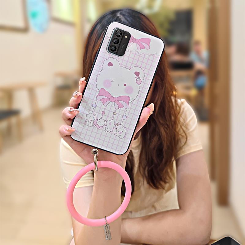 Anti-knock Bracelet Phone Case For Nokia G100 heat dissipation Back Cover Funny Solid Color Waterproof Youth Cartoon