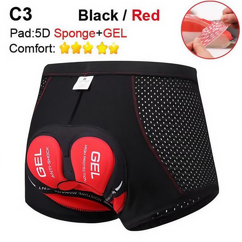 Men's Cycling Underwear Shorts 5D Gel Pad Breathable Non-Slip Bike Shorts Bike Underpant MTB Road Bike Riding Shorts