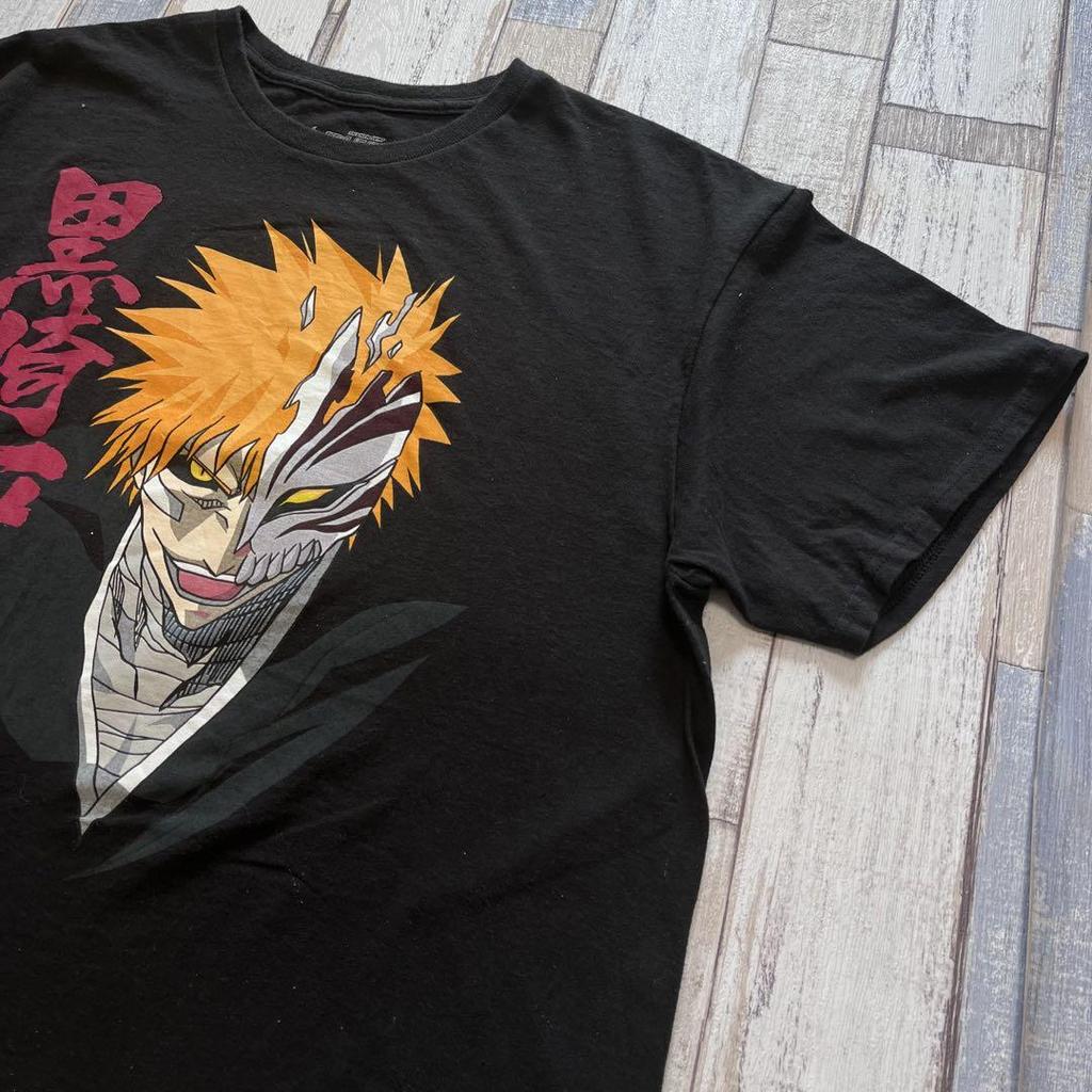 [USED] Official BLEACH Ichigo Kurosaki Anime T-shirt, Size L