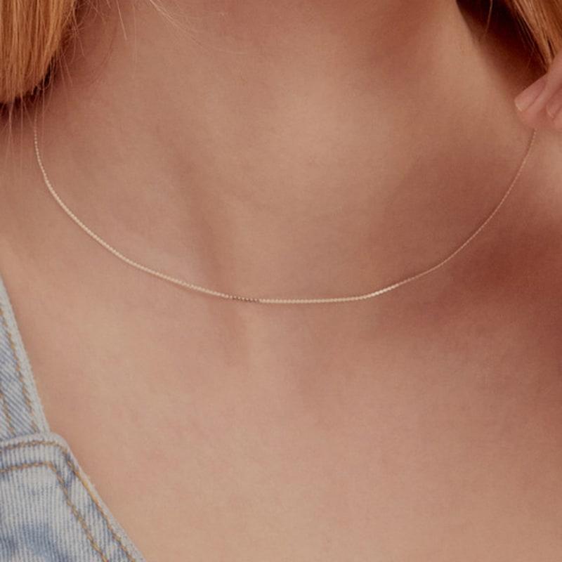 TATIANA (SILVER925) Shining Chain Necklace NZ2011