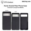 YTF-Carbon Kevlar Aramid Fiber Phone Case For Google Pixel 8 8 Pro Aramid Fiber Carbon Magnetic Kevlar Magsafe Thin Light Premiu