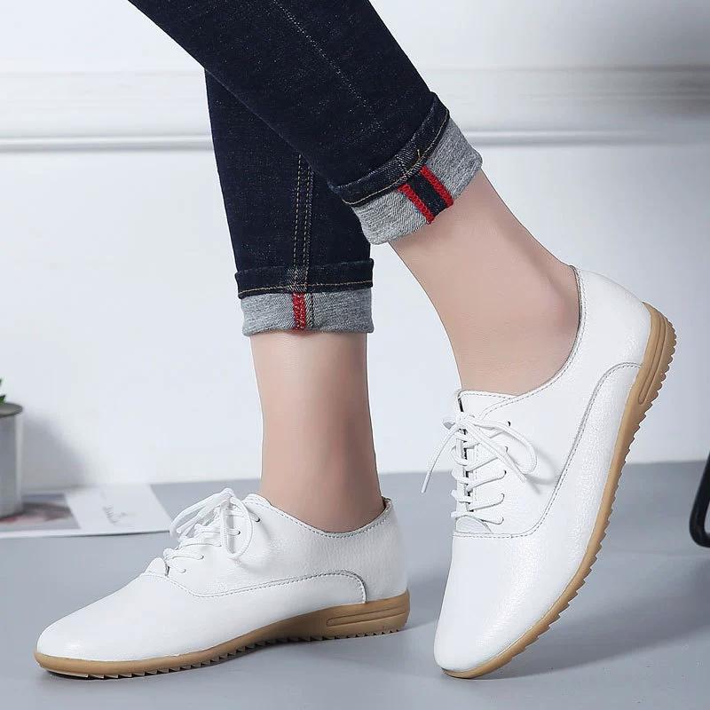 Women's Hollow Out Design Flat Shoes Casual & Breathable Slip On Shoes Women's Comfortable Shoes