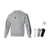 adidas Free Shipping With AdiClub Essentials 3 Stripes Fleece Sweatshirt JE6308