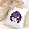 A-Asahina Mafuyu Chibi Pillow Case 3D Print Polyester Fiber 40*40 Cm Home Sofa Throw Pillow Cover Decoration Festival Gift