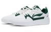 Li Ning Line 2.0 Synthetic Leather Slip Resistant Abrasion Resistant Low top Skateboard Shoes Men's White Green AGCT337-1