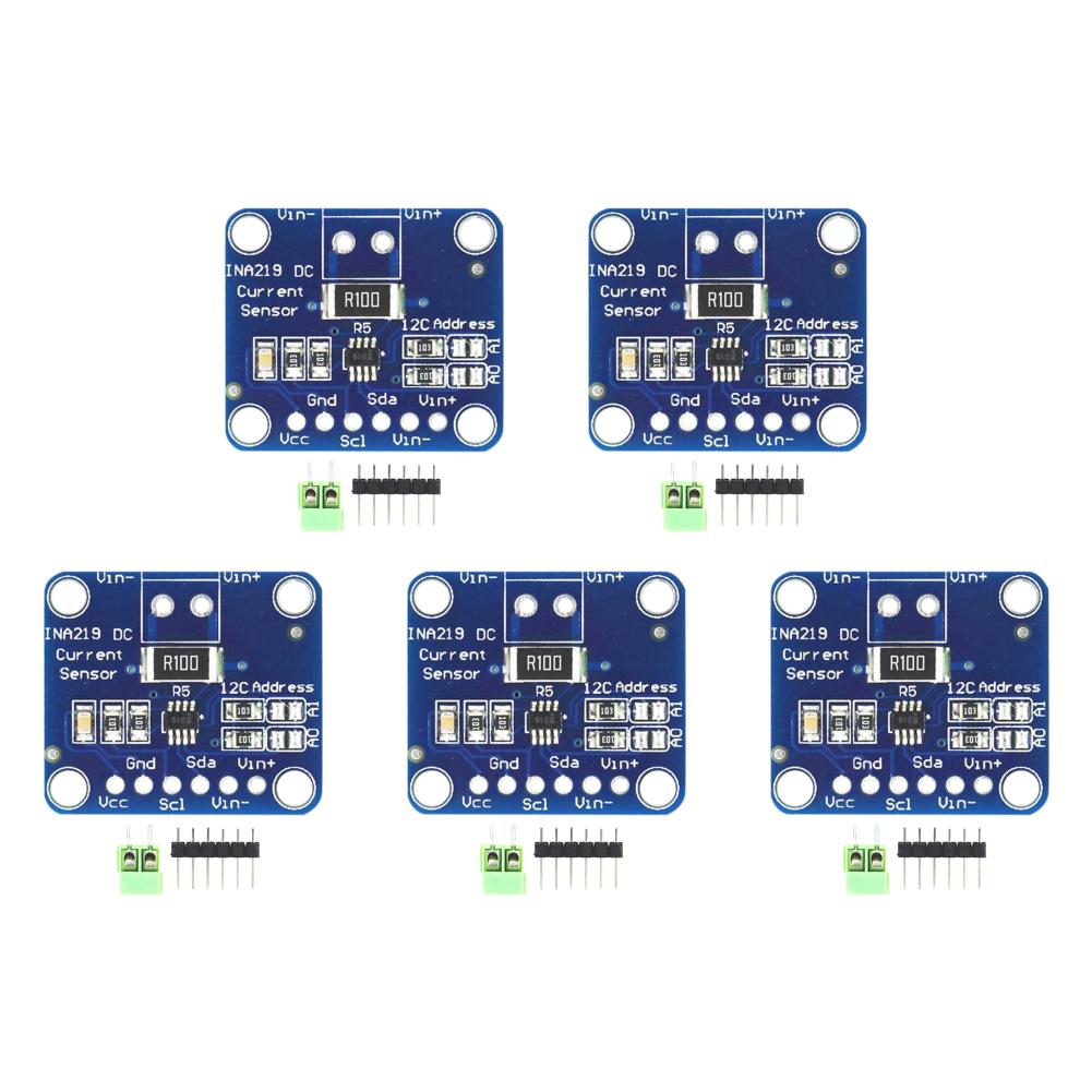1-10ks MCU-219 INA219 I2C Modul pro obousměrné monitorování proudu a výkonu s nulovým driftem, 3V-5V napájení, Breakout modul