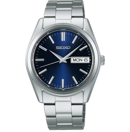 SEIKO Selection S Series SBTH009 Blue Quartz Watch Price (Navy) Day-Date Men's