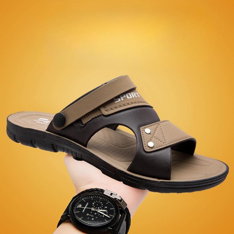 Sandals Men Summer Slip On Casual Slippers Outdoor Beach Shoes Male Classic Men's Sandals Slippers