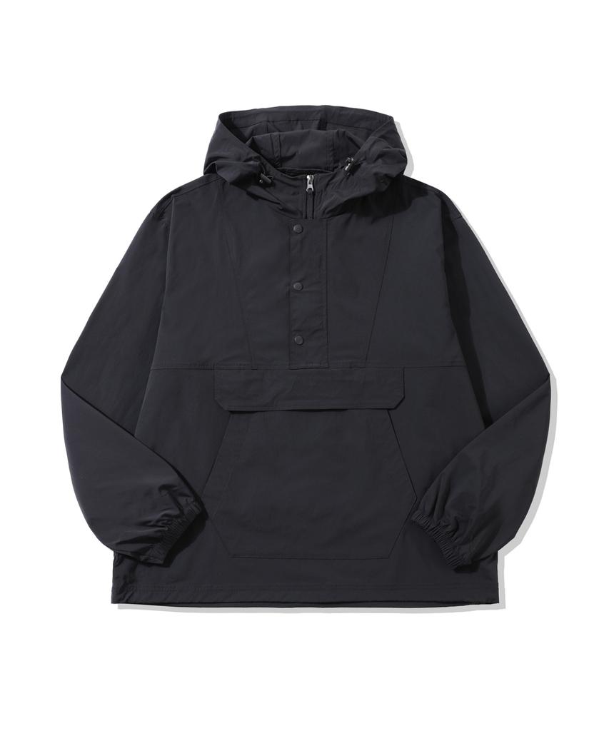 Groove Rhyme Men'S N95/Pu5 Nylon Spandex Hooded Long Sleeve Anorak (Semi-Oversized Fit)(25 Years)(3 Colors) [Lrarcuv182P]