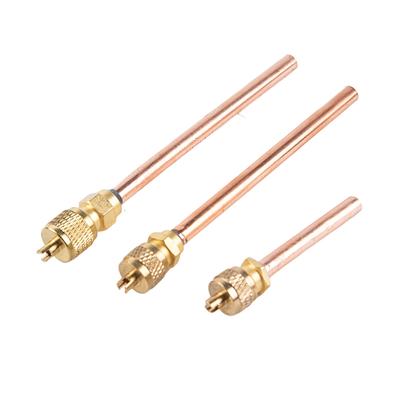 Refrigerator Check Valve Air Conditioning Refrigeration Fluoride Nozzle Add Liquid Nozzle Quick Connector Chiller Copper Needle
