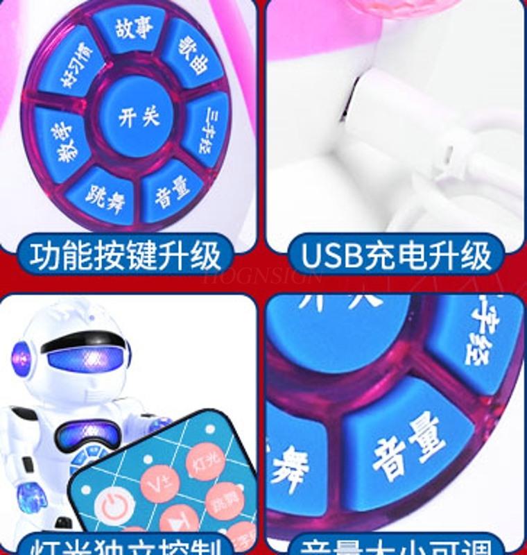 Electric Remote Control Intelligent Robot That Can Speak Children'S Early Education Machine Learning Toys