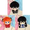 Gintama Katsura Kotarou Sakata Gintoki Plush Keychain 10cm Cartoon Collectible Toy For Fans