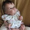 Reborn Baby Girl Doll Bettie 18 Inch Adorable Lifelike Soft Touch Cloth Full Vinyl Body Simulation Doll 3D Paintied Skin Visible Vein Newborn Doll Toy