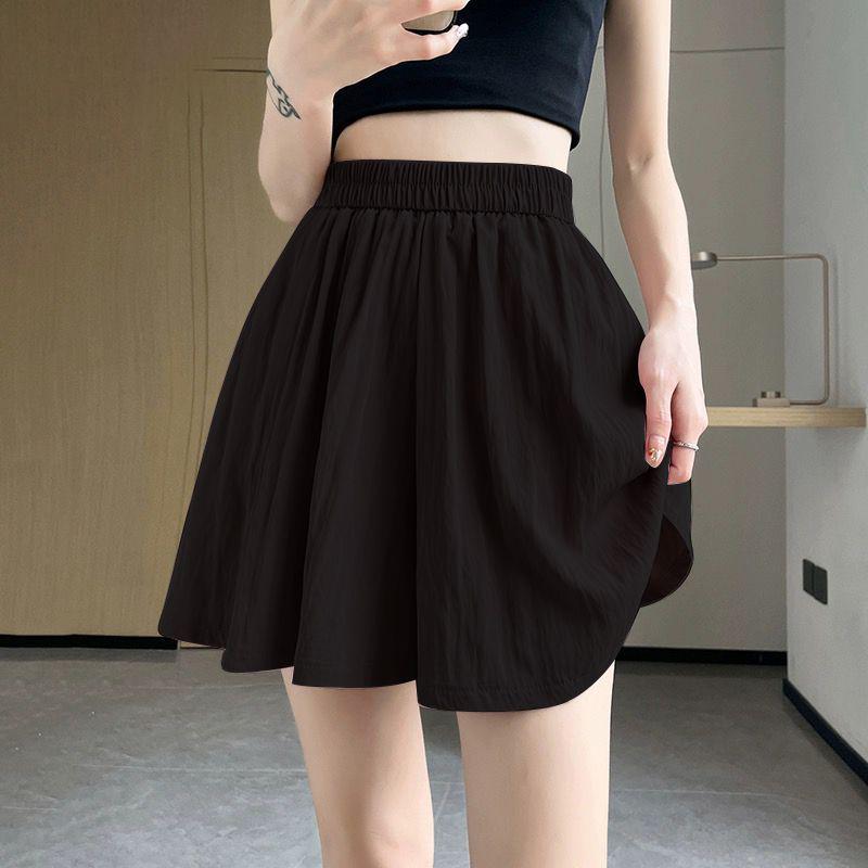 High-Waisted Wide-Leg Air Conditioning Shorts Skirt - 2026 Summer Collection: Petite, Slimming, Casual Two-Piece Set.