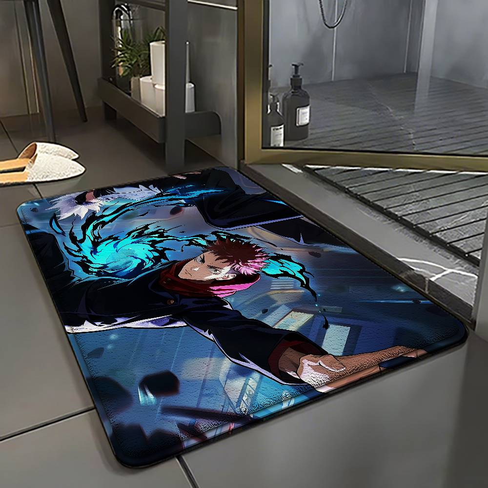 Classic Anime-J-jujutsu-Kaisen-S Cool Carpet Bathroom Anti-slip Mat Door Mat Home Decoration Mat Entrance Mat Scratch-resistant