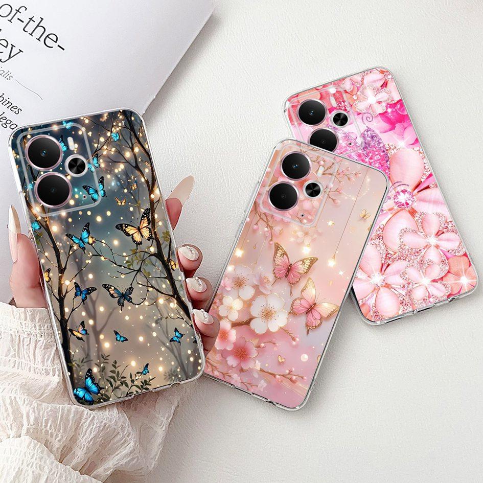 For Oppo Realme 14 14T 5G Case RMX5075 RMX5078 Popular Love Heart Shockproof Soft Silicone Cover For Realme14 Realme14T 5G Pouch