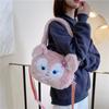 Cartoon Fluffy Plush Doll Handbag Bag Shoulder Slung Gift In Autumn And Winter