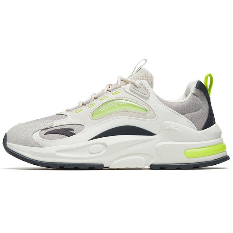 New Anta Millennium 5.0 Lightweight And Wear resistant Low Top Sports Casual Shoes Men's White Gray 112248890-1