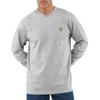[Carhartt] K126 Midweight Pocket Long-Sleeve T-Shirt M Gray (US Standard)